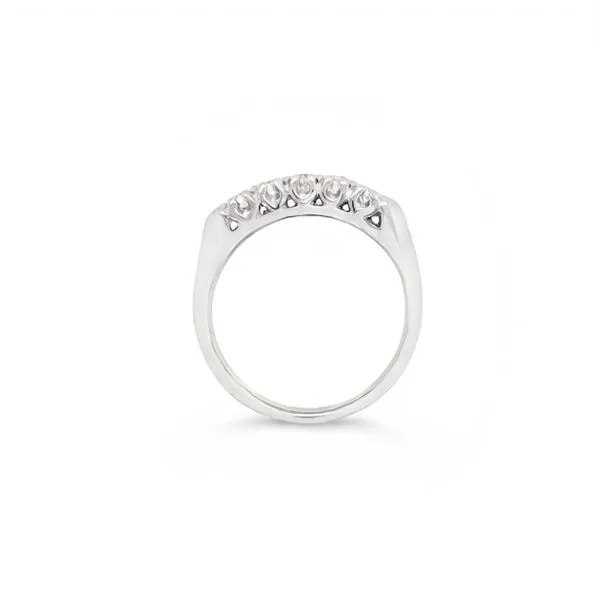 14K White Gold Wedding Band Image 2 JMR Jewelers Cooper City, FL