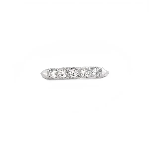 14K White Gold Wedding Band similar item image