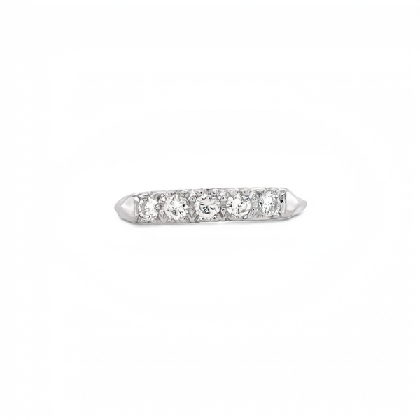 14K White Gold Wedding Band JMR Jewelers Cooper City, FL