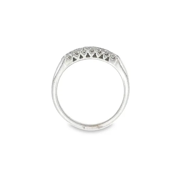 14Kt White Diamond Band Image 2 JMR Jewelers Cooper City, FL