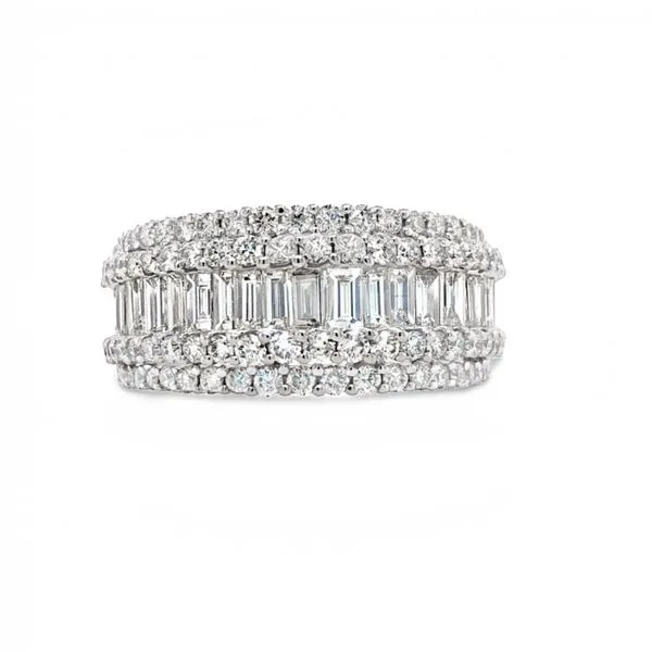 14Kt White Gold Diamond Wedding Band similar item image