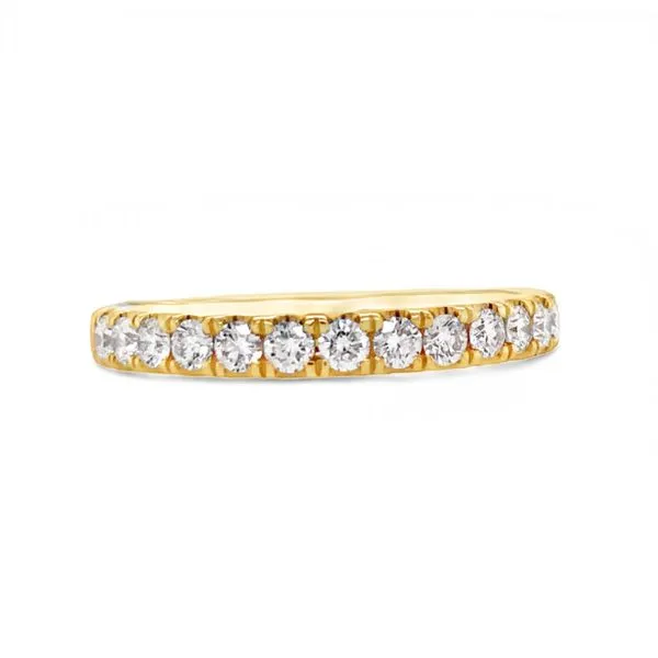 14K Yellow Gold Diamond Wedding Band JMR Jewelers Cooper City, FL