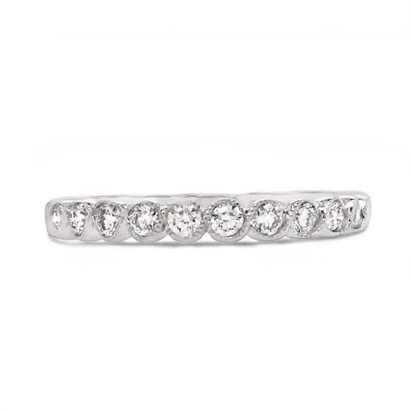 14K White Gold Wedding Band similar item image