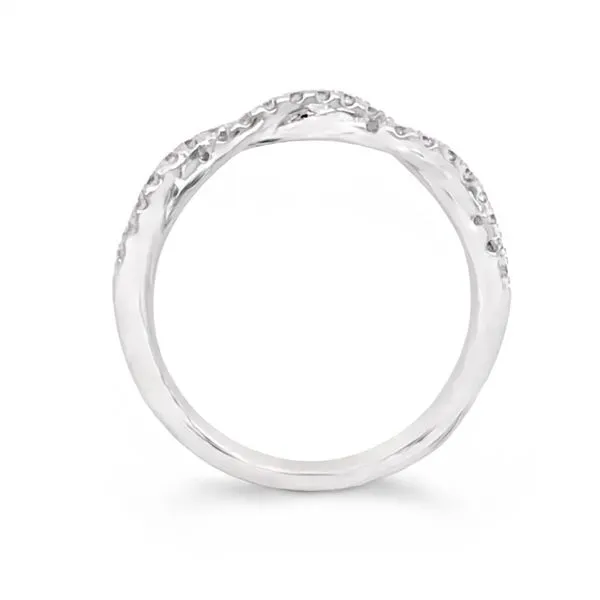 14K White Gold Wedding Band Image 2 JMR Jewelers Cooper City, FL