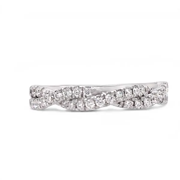 14K White Gold Wedding Band similar item image