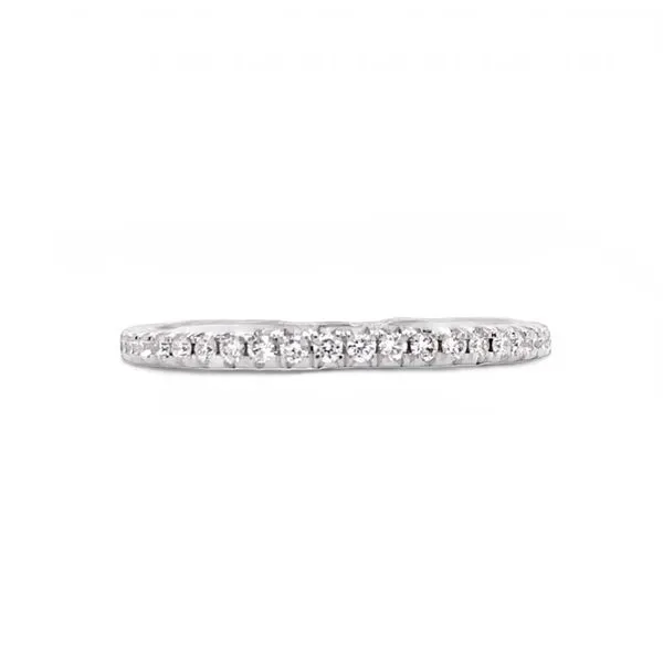 14 Karat White Gold Diamond Wedding Band JMR Jewelers Cooper City, FL