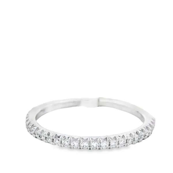 14 Karat White Gold Diamond Band JMR Jewelers Cooper City, FL