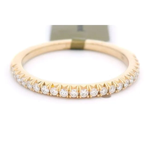 14 Karat Yellow Gold Diamond Wedding Band JMR Jewelers Cooper City, FL