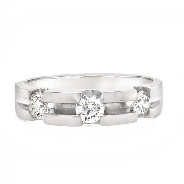 Mens Diamond Wedding Band