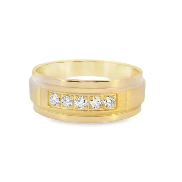Mens Diamond Wedding Band