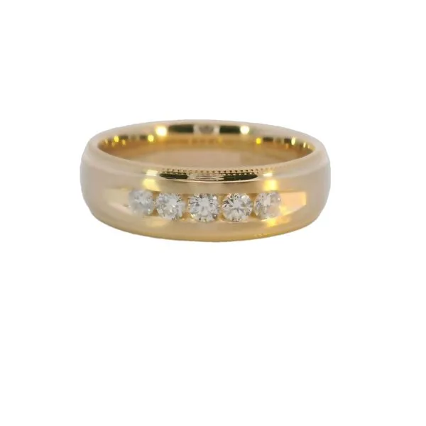 Mens Diamond Wedding Band