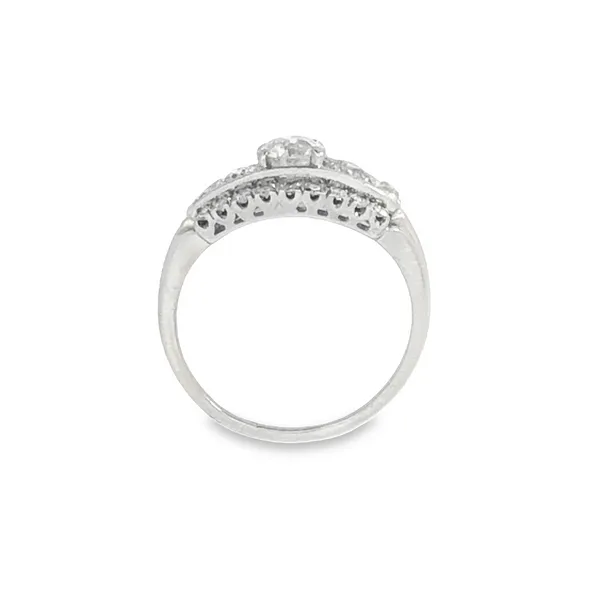 18Kt Antique Diamond Ring Image 2 JMR Jewelers Cooper City, FL