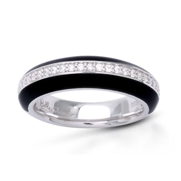 Sterling Silver Tenuto Black/CZ Fashion Ring JMR Jewelers Cooper City, FL