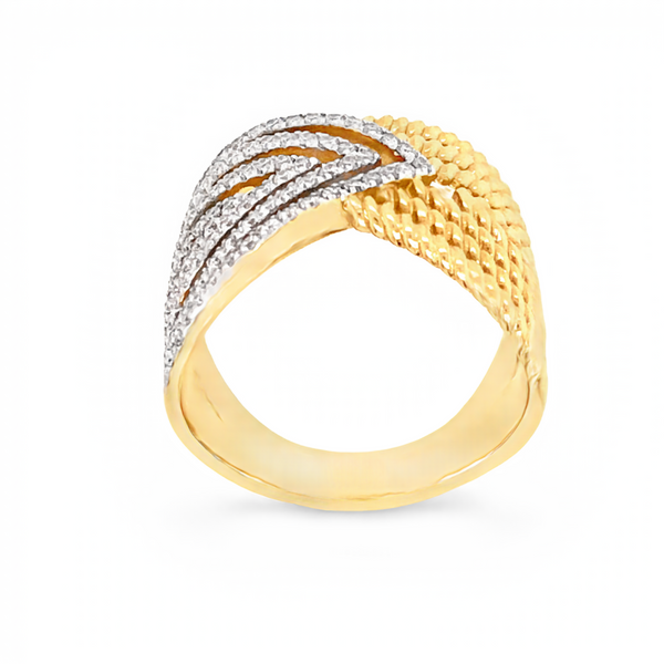 14Kt Yellow Diamond Ring Image 2 JMR Jewelers Cooper City, FL