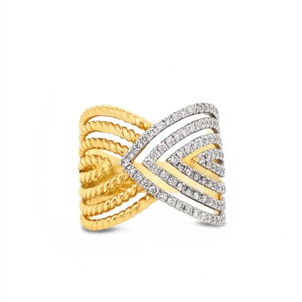 14Kt Yellow Diamond Ring