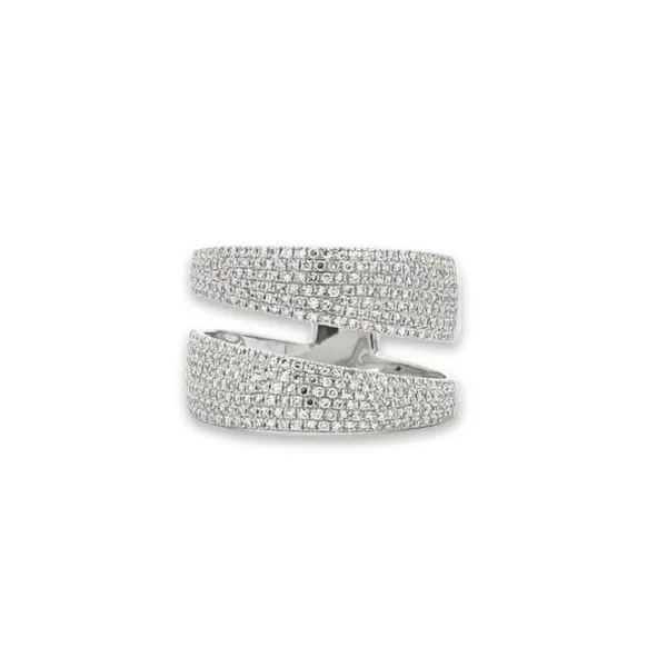 14Kt White Diamond Pave Fashion Ring similar item image