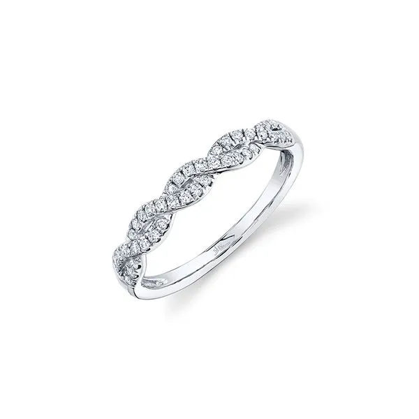 14K White Gold Diamond Fashion Ring