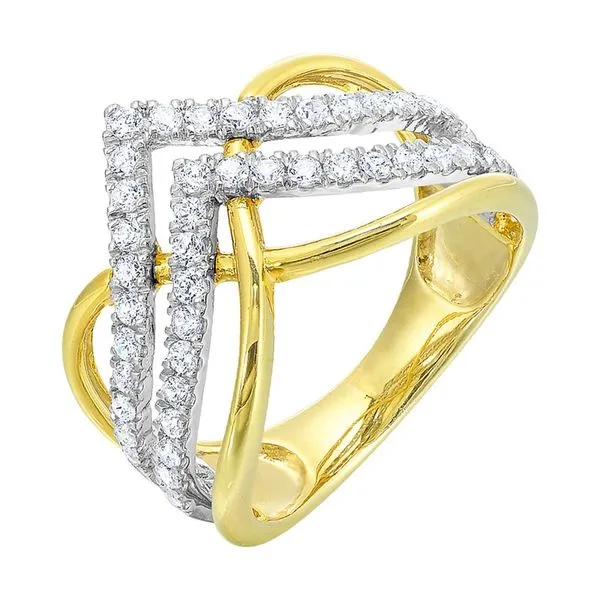 14Kt Yellow Gold Diamond Fashion Ring
