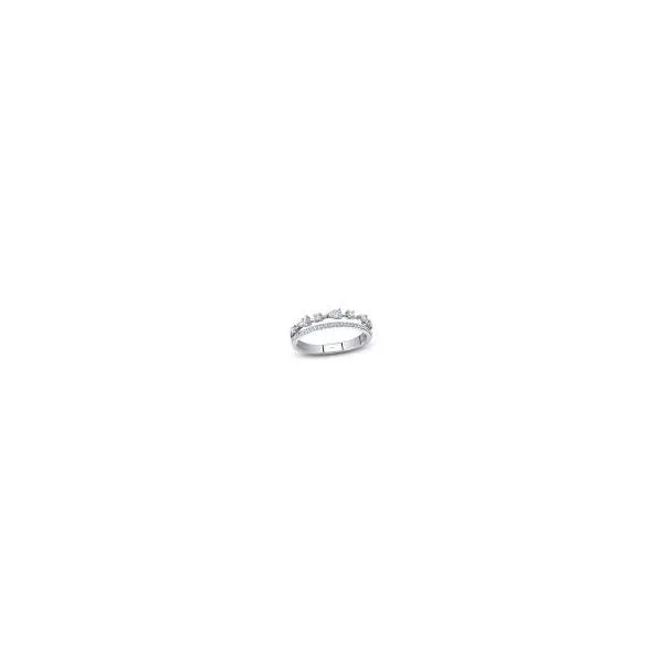 14 Karat White Gold Diamond Pear Fashion Ring