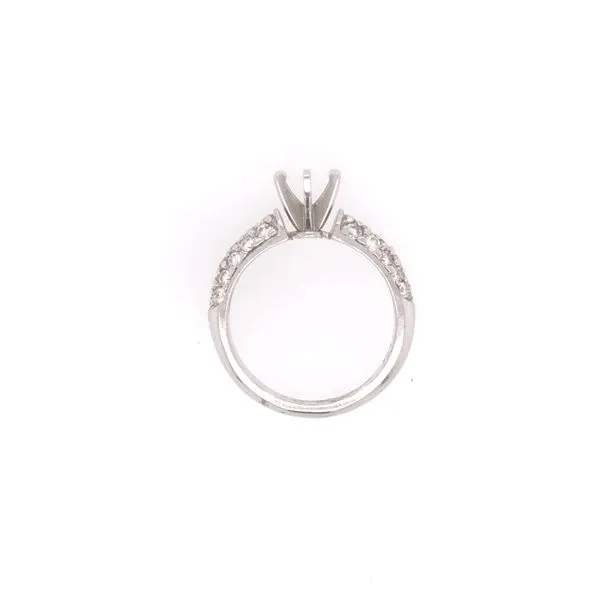 White Gold Diamond Engagement Ring