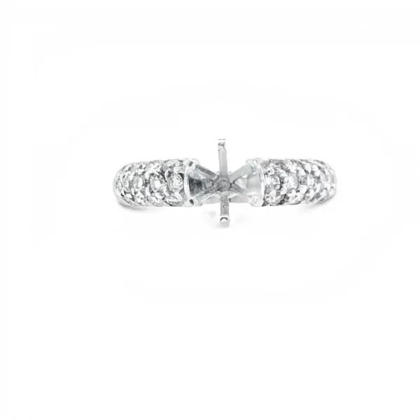 White Gold Diamond Engagement Ring