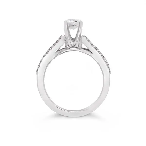 White Gold Diamond Engagement Ring