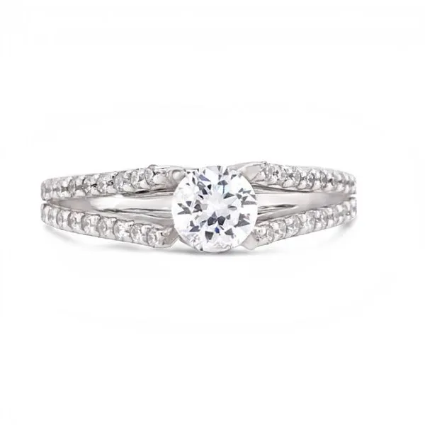 White Gold Diamond Engagement Ring