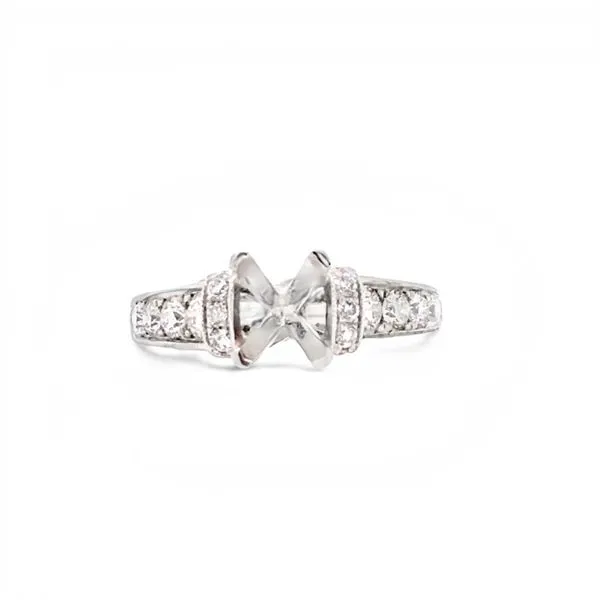 White Gold Diamond Engagement Ring