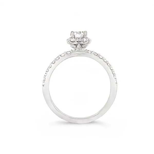 White Gold Diamond Engagement Ring