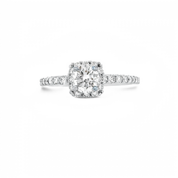 White Gold Diamond Engagement Ring JMR Jewelers Cooper City, FL