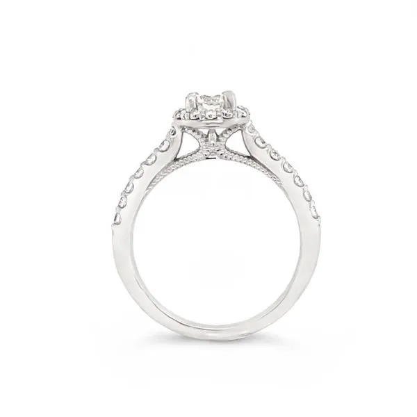 White Gold Diamond Engagement Ring