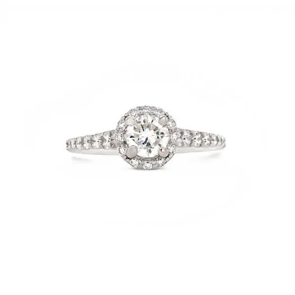 White Gold Diamond Engagement Ring