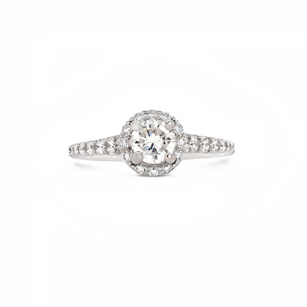 White Gold Diamond Engagement Ring JMR Jewelers Cooper City, FL