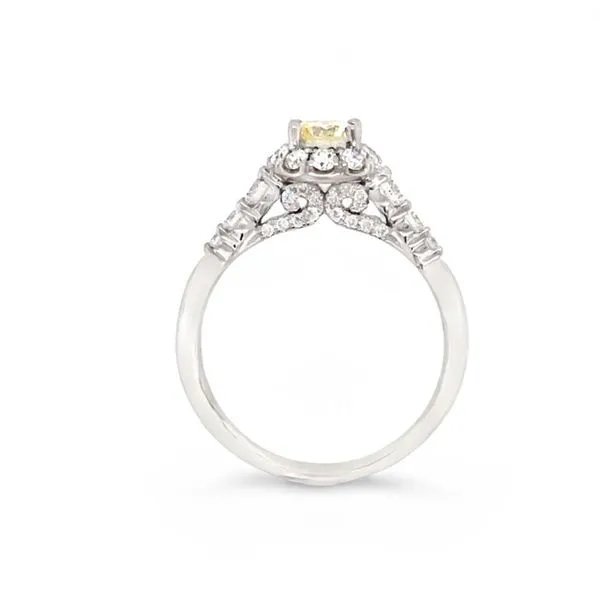 White Gold Diamond Engagement Ring