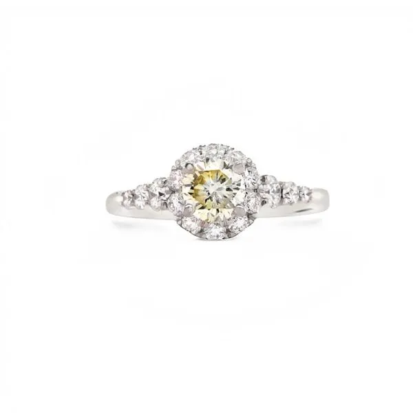 White Gold Diamond Engagement Ring