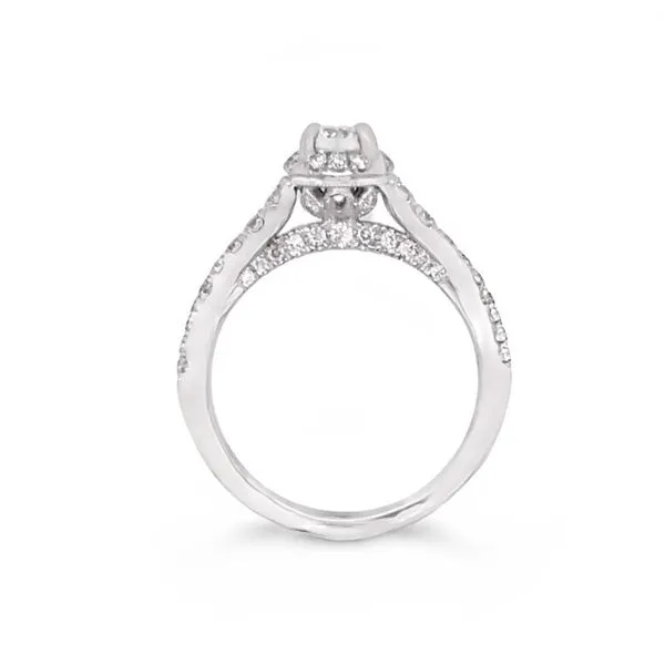 White Gold Diamond Engagement Ring