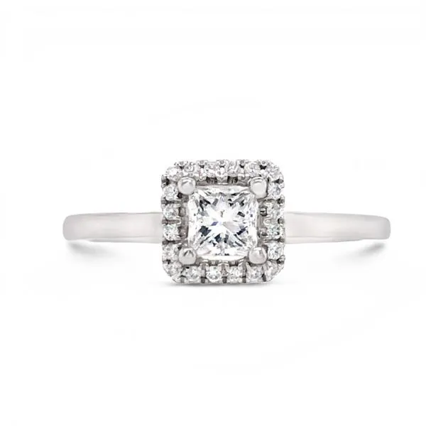 White Gold Diamond Engagement Ring