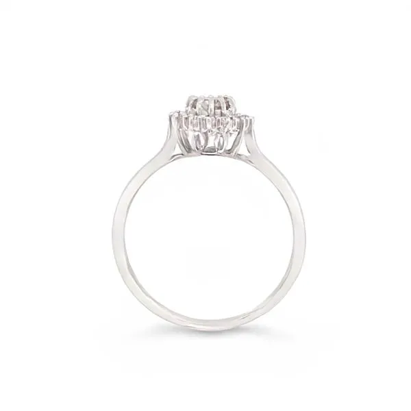 White Gold Diamond Engagement Ring