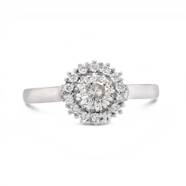 White Gold Diamond Engagement Ring
