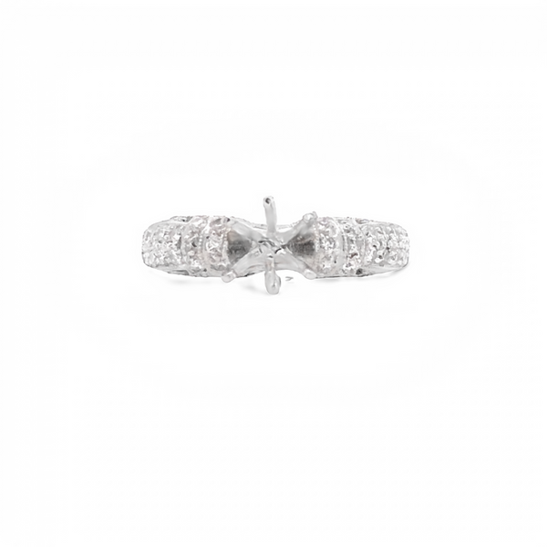 Platinum Diamond Engagement Ring JMR Jewelers Cooper City, FL