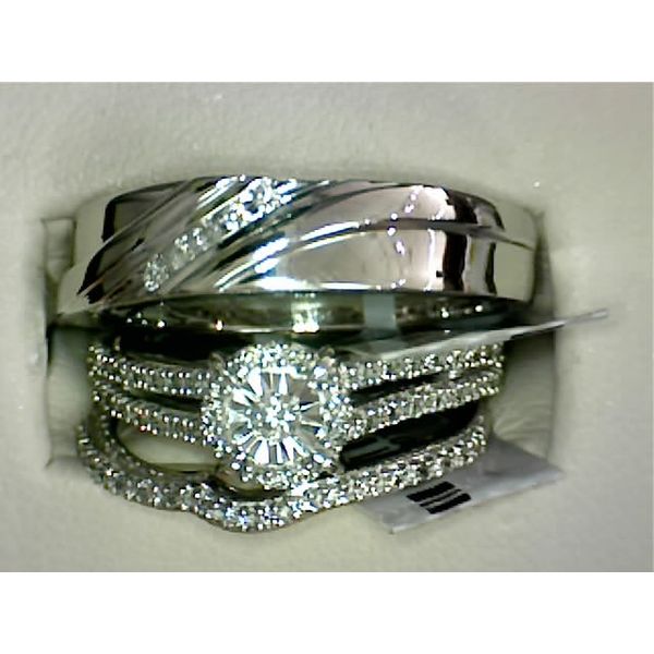 10Kt White Gold Bridal Set JMR Jewelers Cooper City, FL