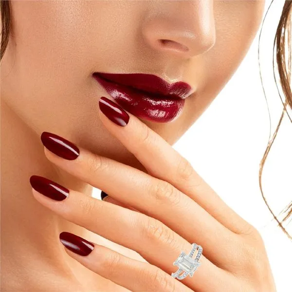 Lab Grown Diamond Engagement Ring Image 2 JMR Jewelers Cooper City, FL