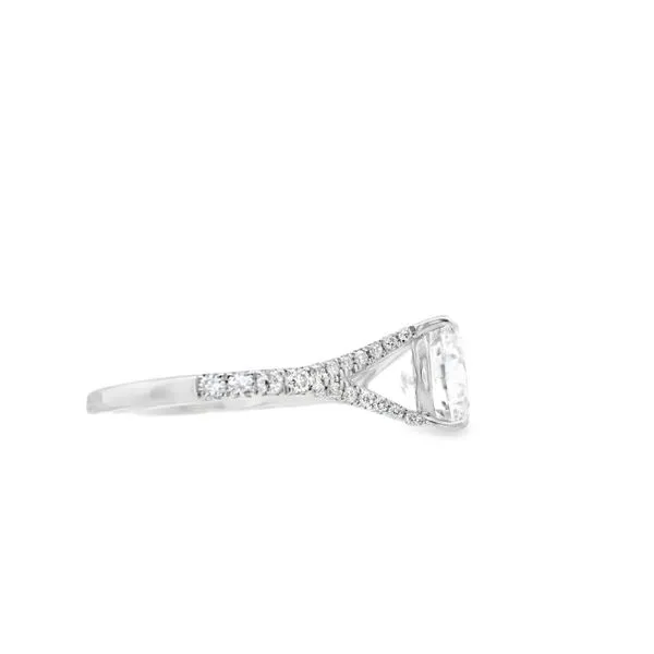 14K White Gold Lab Grown Diamond Engagement Ring Image 3 JMR Jewelers Cooper City, FL