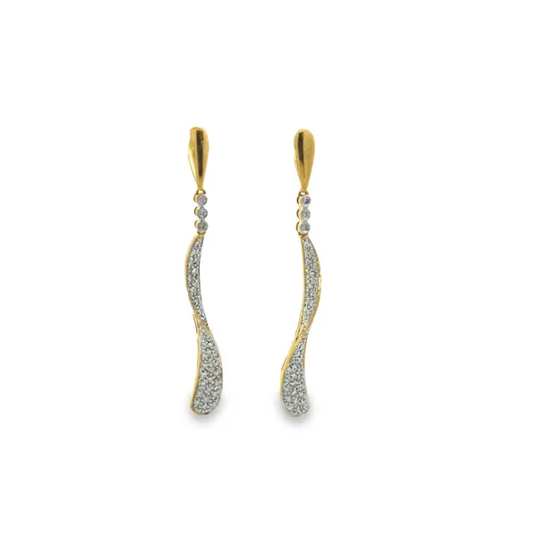14K Diamond Earrings