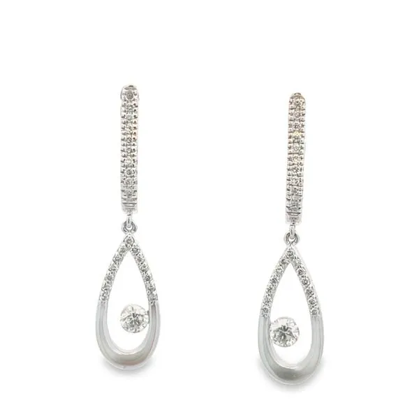 14K White Gold Earrings similar item image