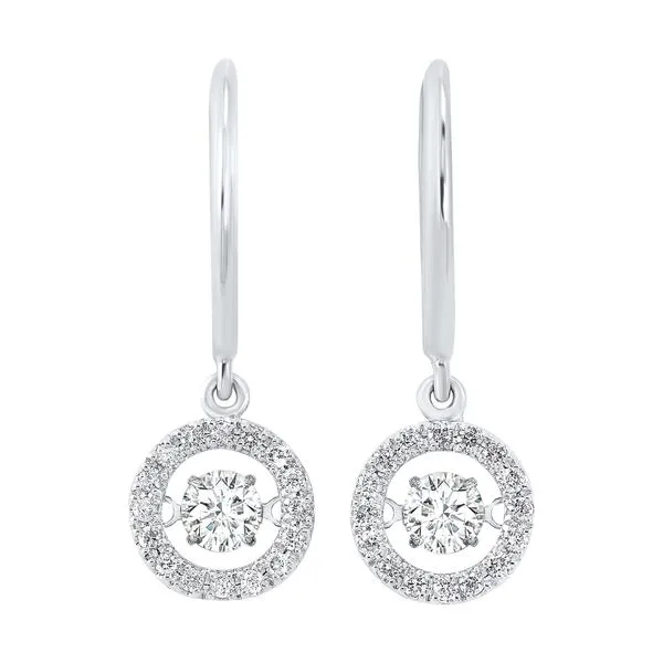 14K Yellow Gold Diamond Earrings JMR Jewelers Cooper City, FL