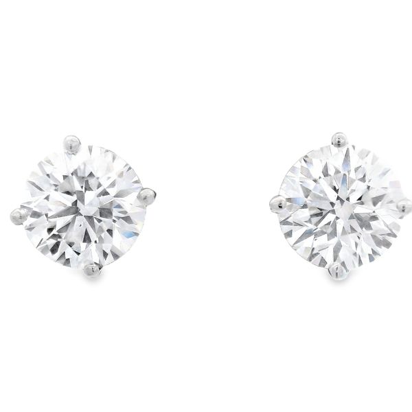 Lab Grown Diamond Studs Image 2 JMR Jewelers Cooper City, FL