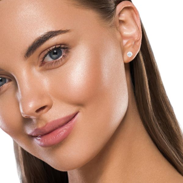 Lab Grown Diamond Studs Image 2 JMR Jewelers Cooper City, FL