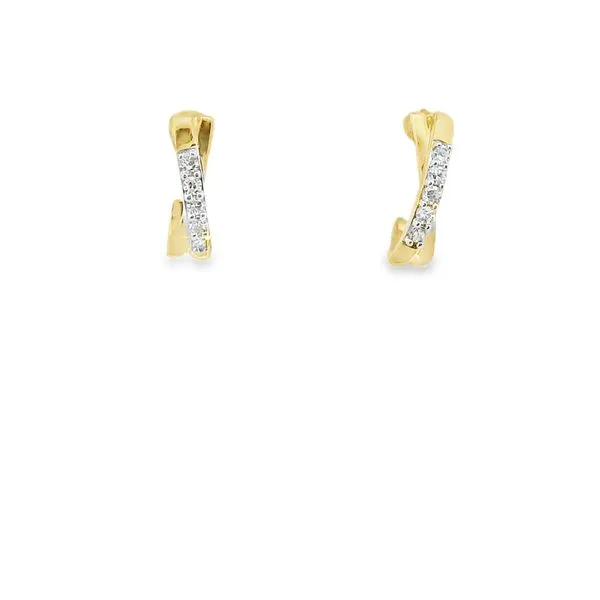 10Kt Yellow Gold Lab Grown Diamond Earrings JMR Jewelers Cooper City, FL