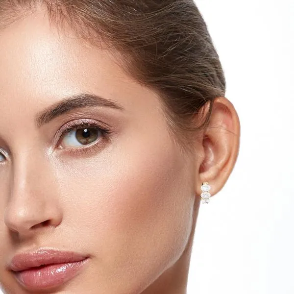 Lab Grown Diamond Earrings Image 2 JMR Jewelers Cooper City, FL